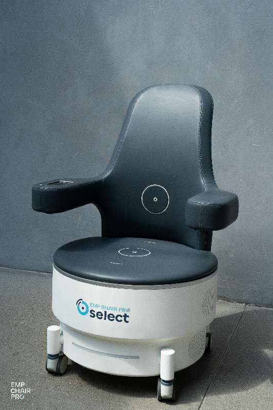 EMPT Pro Beckenbodenstuhl in der Physiotherapiepraxis